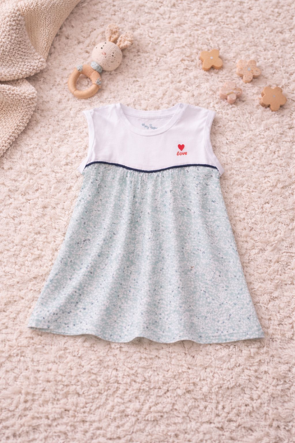 Cotton Colour Block Dress (6Mths-3Yrs) Baby dress FOR MY BABY 