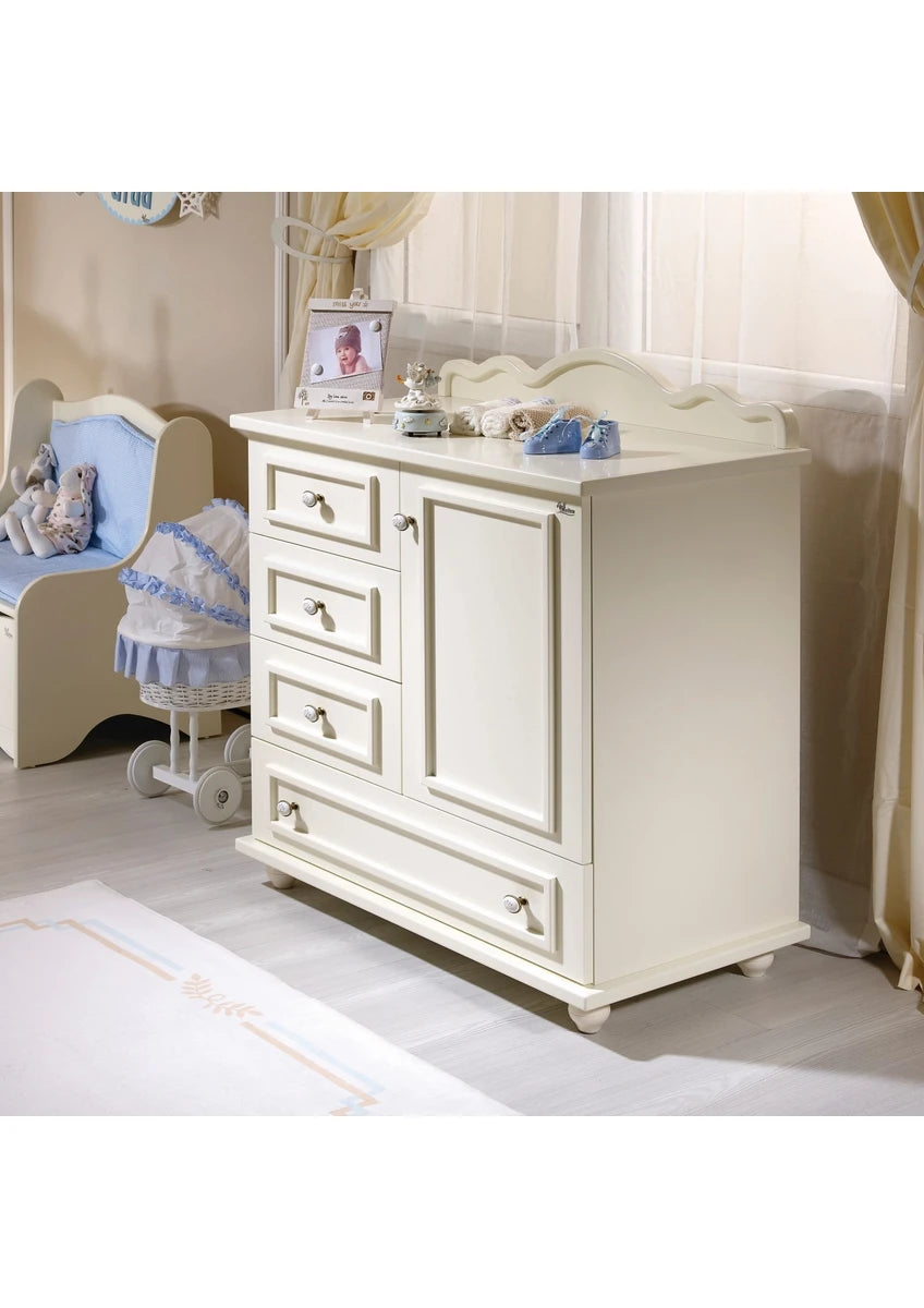 Kral Timeless Cream Baby Dresser General Meltem Smart 
