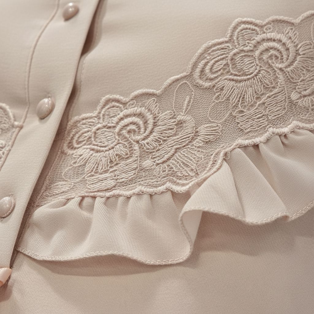 Ruffled Maternity & Nursing Nightdress - Blush Pink maternity sleepwear Xses 