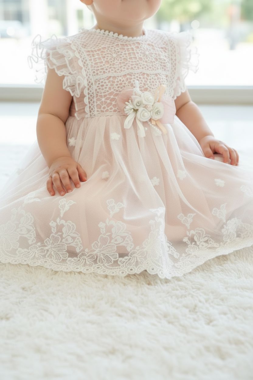 Classic Lace Baby Dress BABY DOLA 