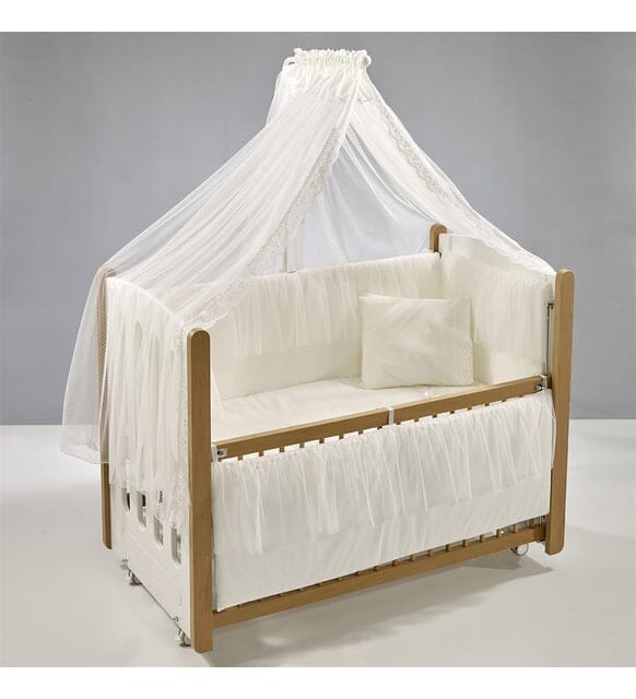 Mia Rocking Crib & Luxurious Bedding Set CRIB Meltem Kids 
