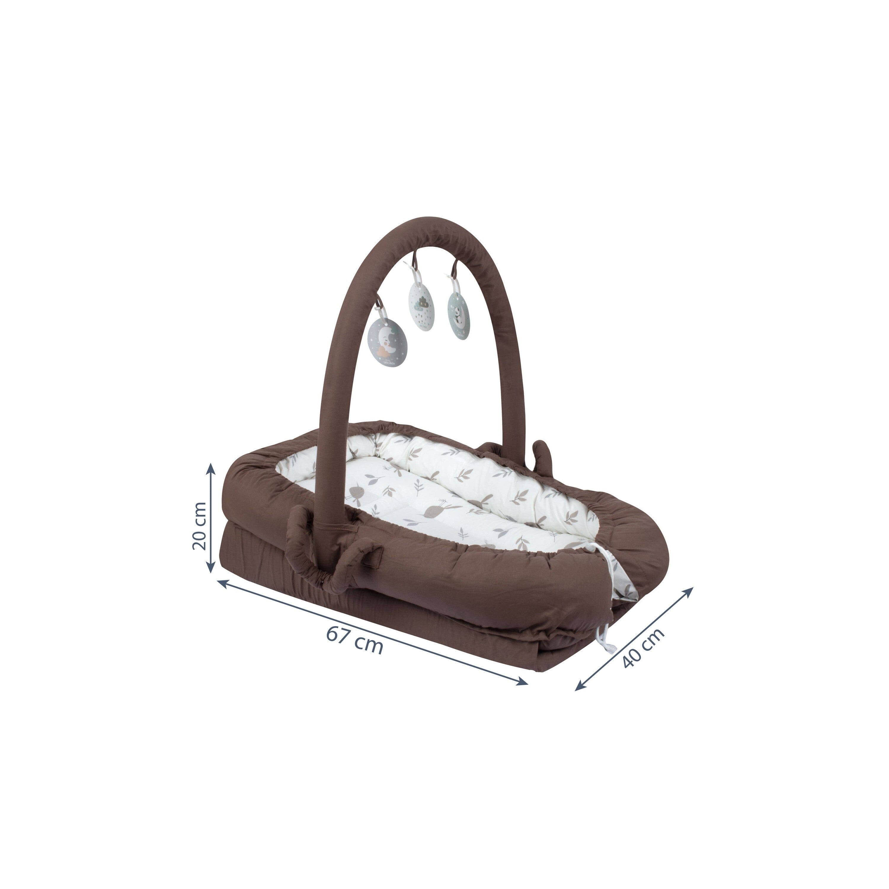 Multifunctional Baby Nest with Mosquito Net - Turkish Cotton BABY NEST sevi bebe 