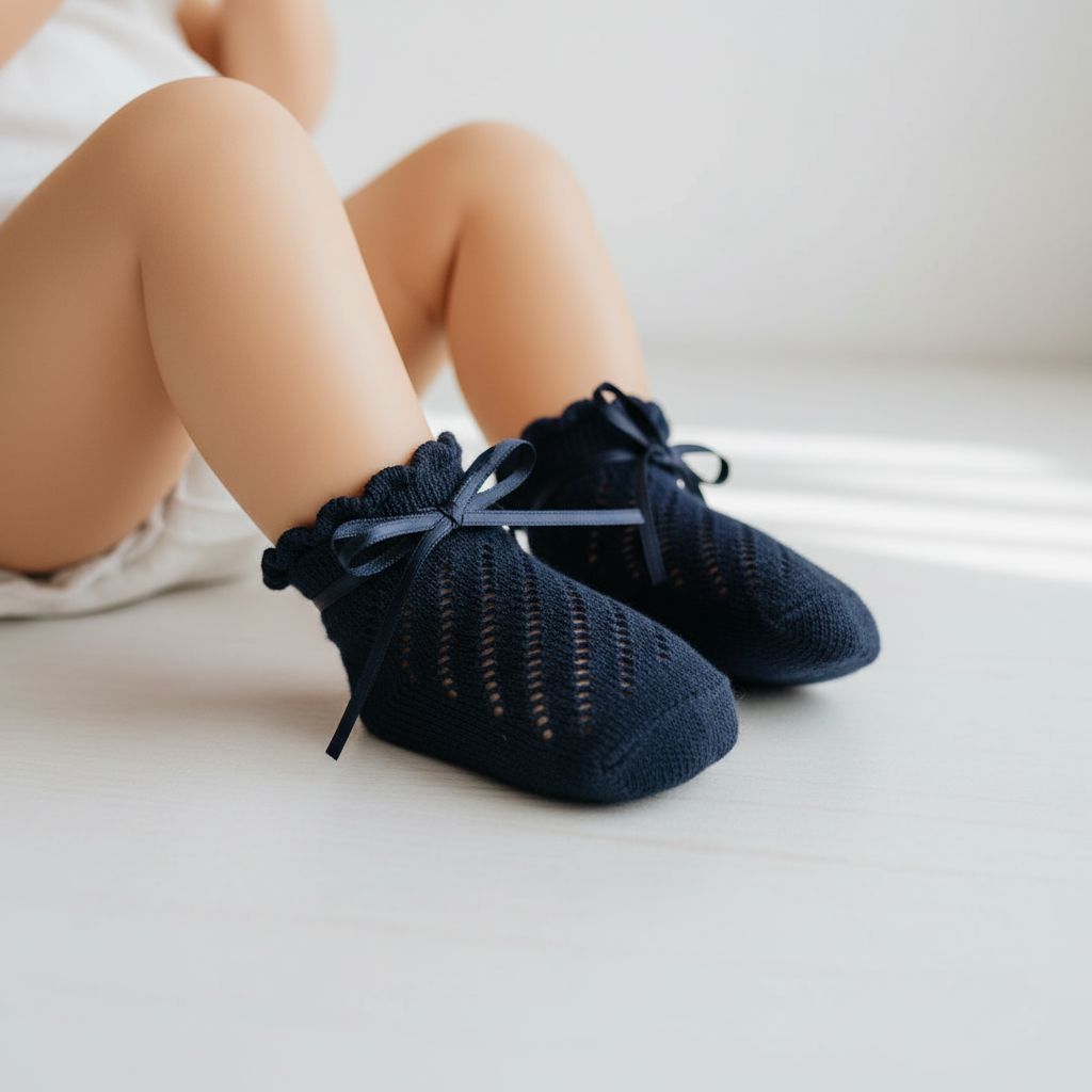 Baby Girl Bow Socks (0-18mths) Socks ARTİ 