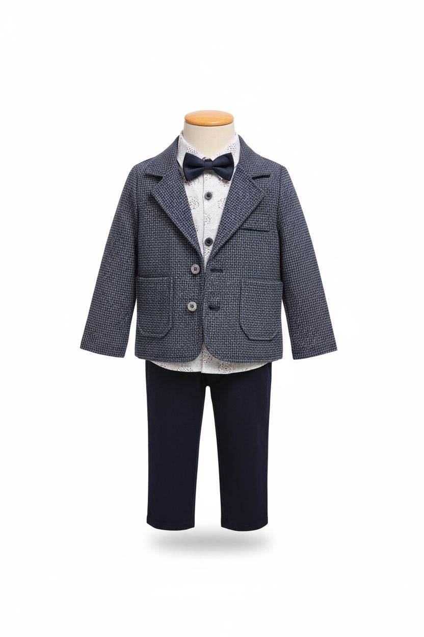 Boys' Knitted 3-Piece Seasonal Set (1-4 Years) General Hypnoz Kids 