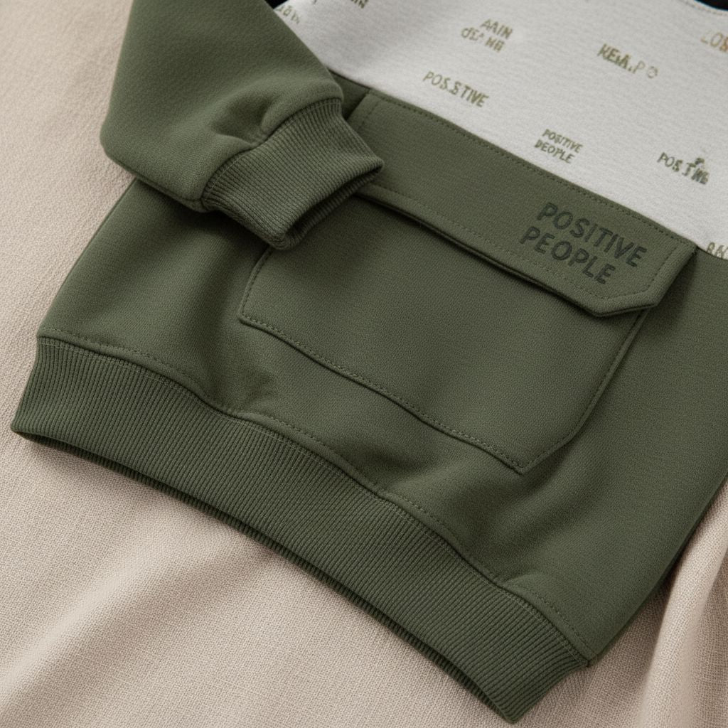 Baby Boy Cotton Pajamas Set | Turkish-Made | Olive & Navy pajama Damla Bebe 