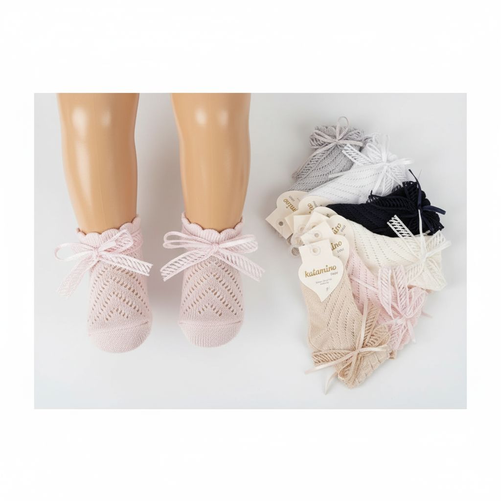 Baby Girl Bow Socks (0-18mths) Socks ARTİ 