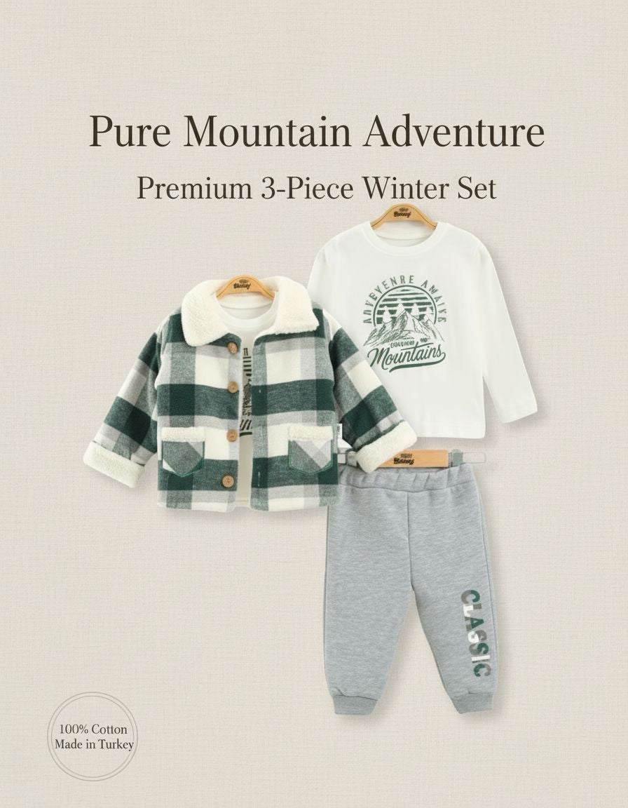 Pure Mountain Adventure 3-Piece Set boy outfit Baray 