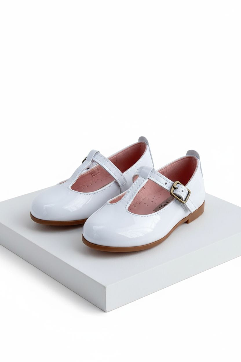 Timeless Leather T-Bar Shoes for Girls SHOES Mia&Lui 