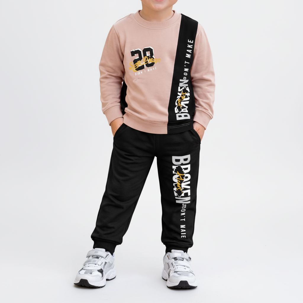 Cotton Jersey Tracksuit Set (3-6Yrs) Boys wear Tarik 