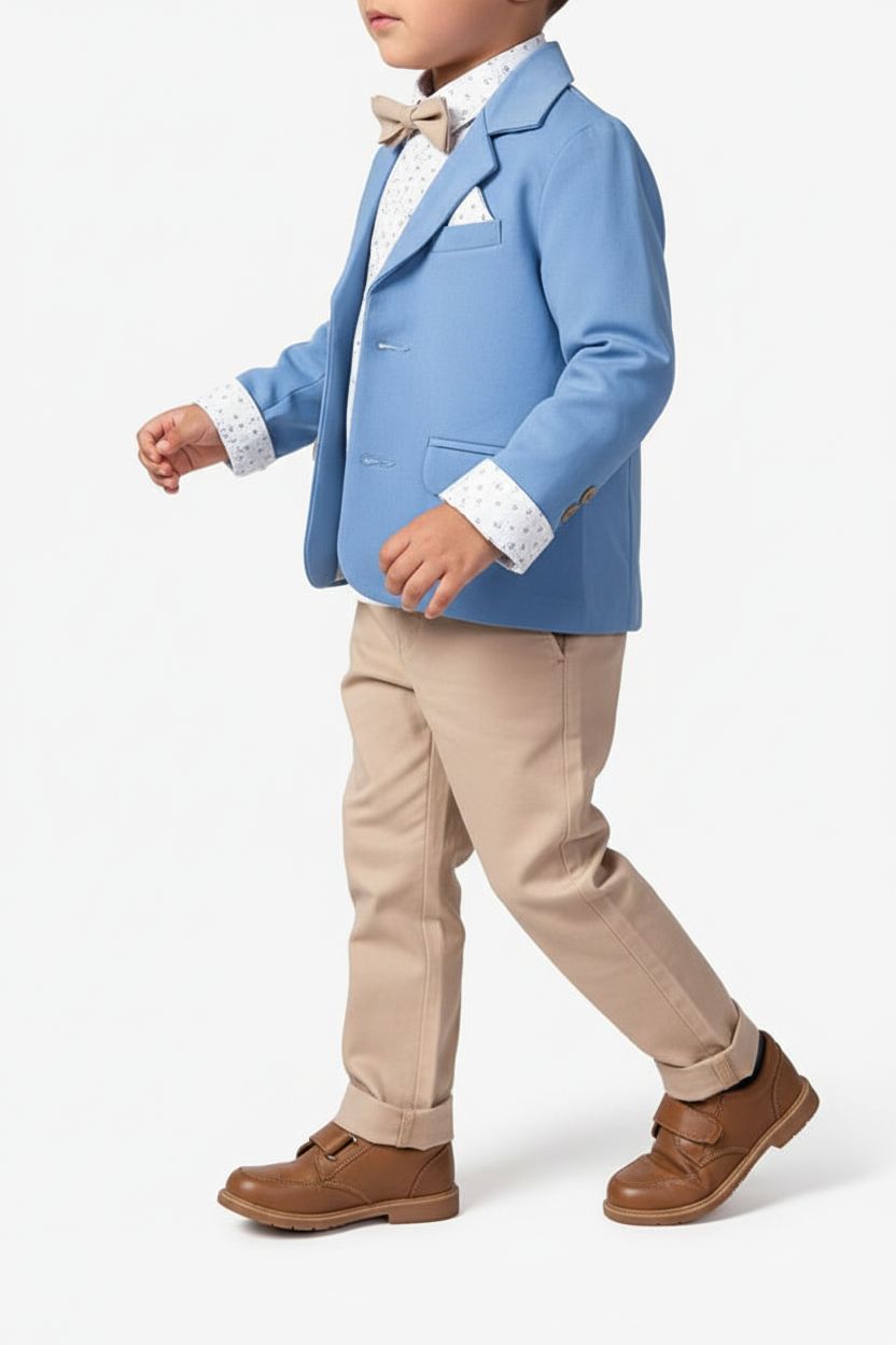 Boys' 4-Piece Outfit Set (2-5 Years) Formal Suit Bebus Kids 