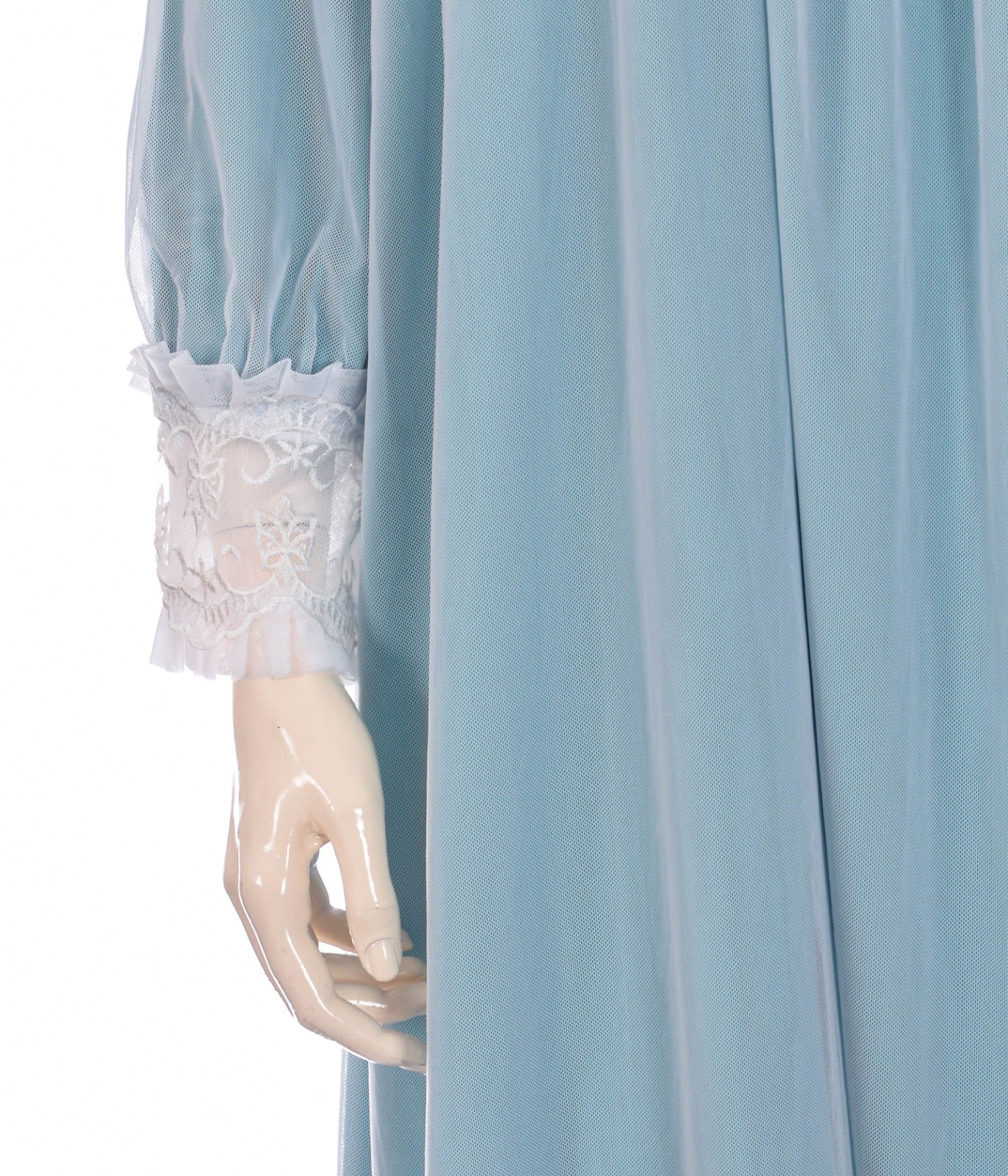 Jasmine Lace & Chiffon Night Dress - Turquoise Dress Coco Box 
