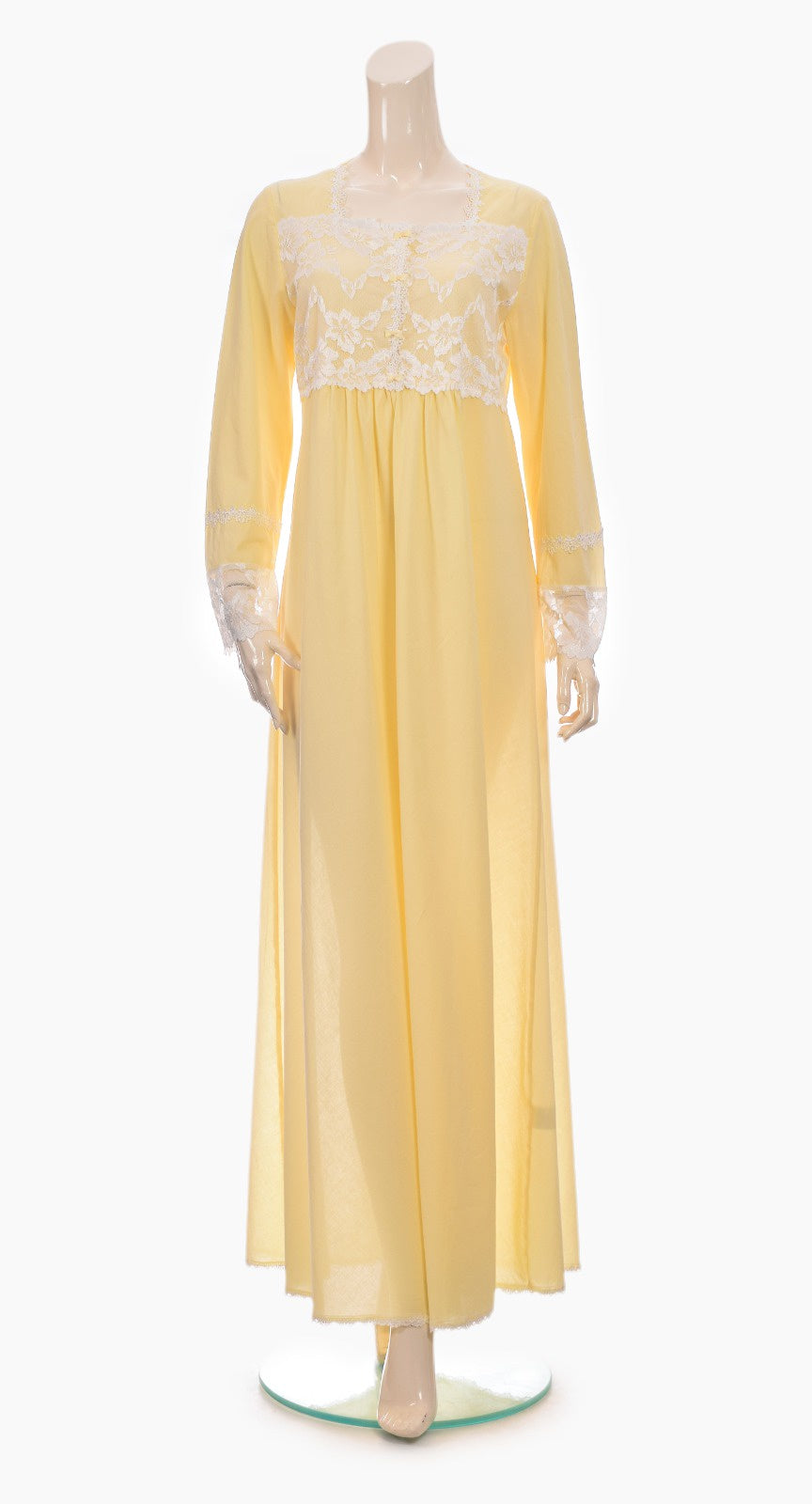 Yellow Cotton Morning Gown General Coco Box 