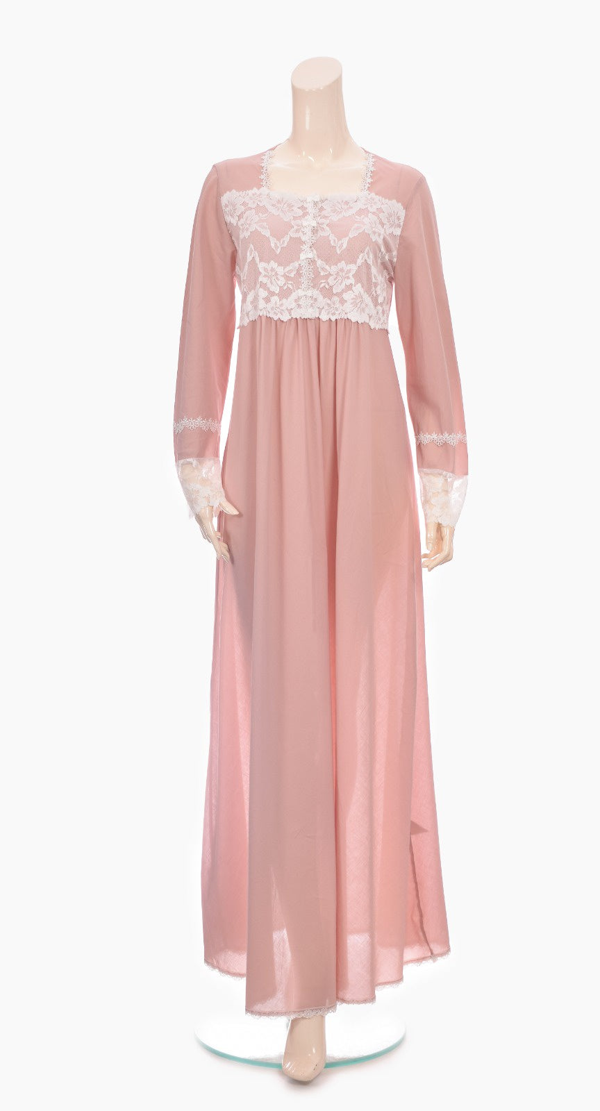 Pink Cotton Morning Gown General Coco Box 