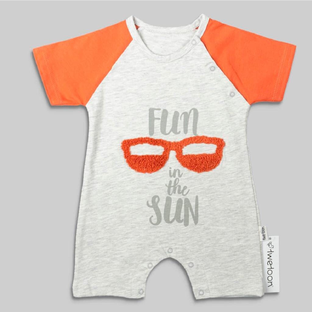 Baby Glasses Romper-Orange General Flexi 