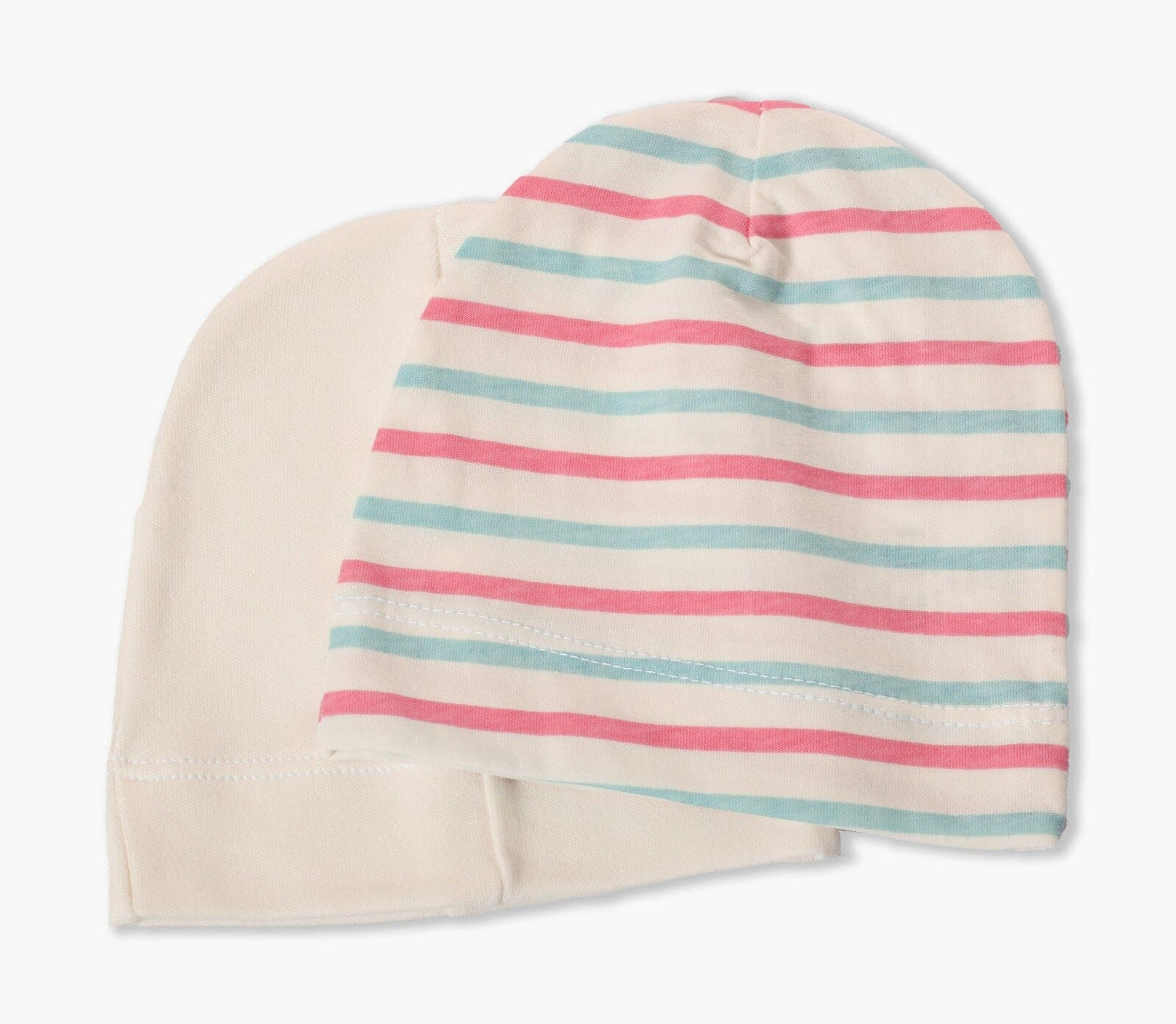  Baby Hat Set (0-6 Months) - Classic & Striped Design