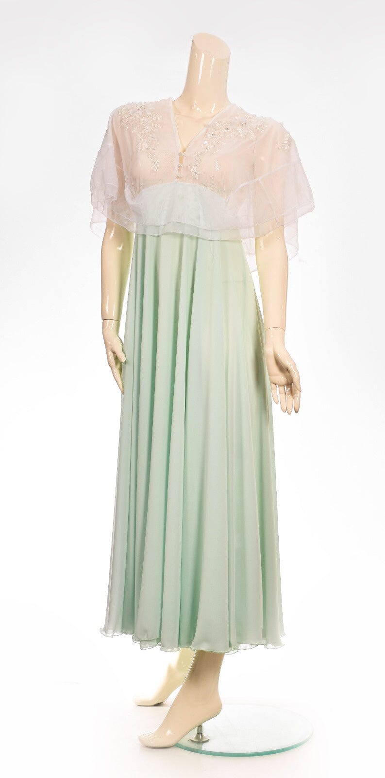 My Fair Lady Chiffon Night Dress Mint Dress Coco Box 