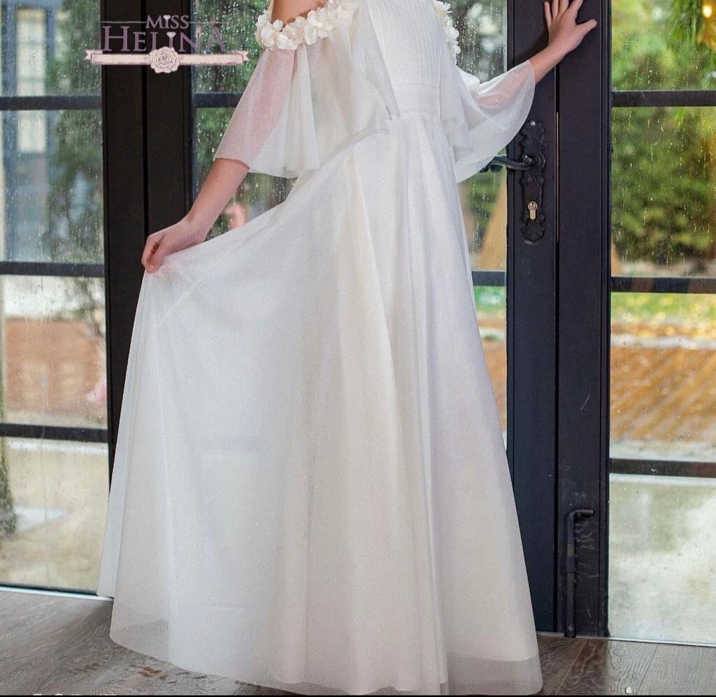 White Bridesmaidlace Dress General Roselya 
