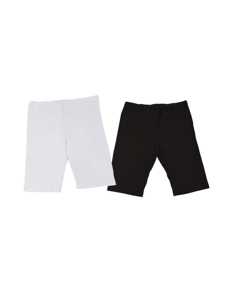 "Pack of 2 Mid-Thigh Women's Shorts made from soft Turkish cotton."