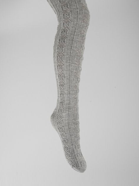 Bambo Pattern Tights - Grey TİGHTS KATAMİNO 