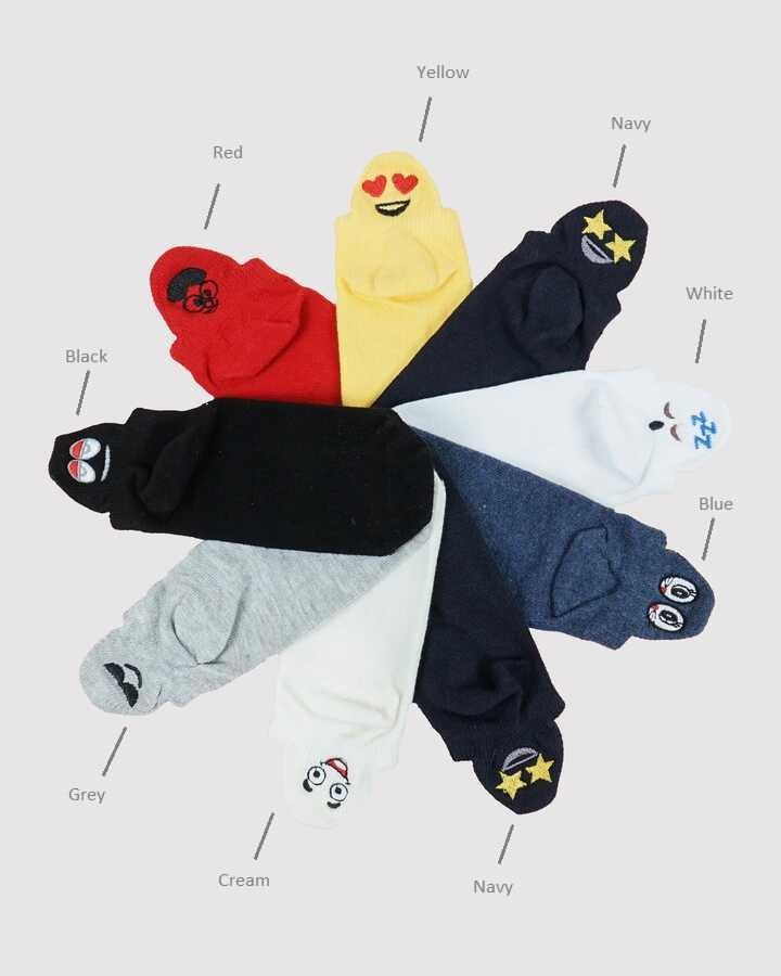 Kids Cute Smiley Face Socks General KATAMİNO 