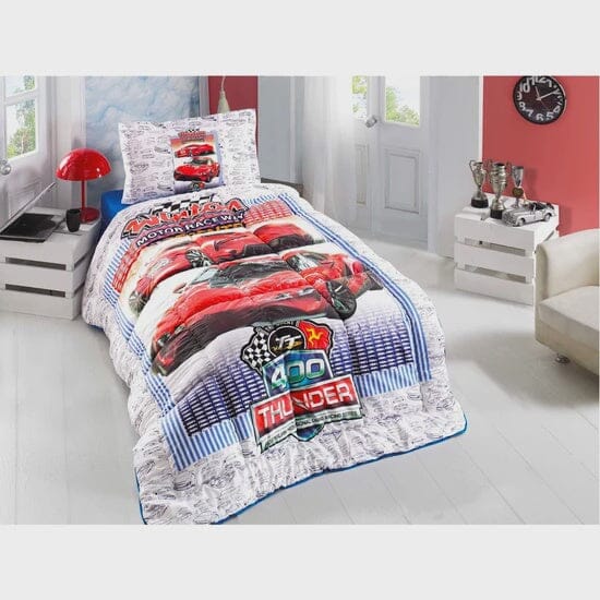 Motor Raceway 5 piece set kids Bed set General GOKAY 