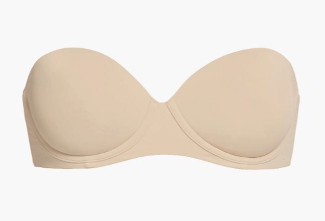 Support Bra with Transparent Straps General NURTEKS 